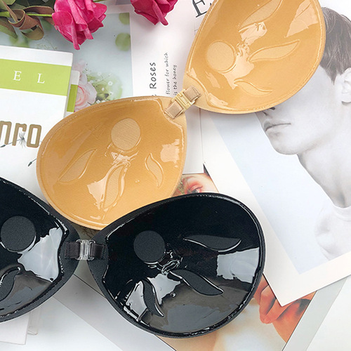 Silicone Bra Pads Invisible Bra for Women Wedding Gown Seamless Non-showing Nude Bra Silicone Lifting Nipple Pads