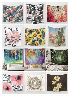 EBAY Amazon Fashion printed tapestry tapestry wall hanging tapestry decorative blanket bed sheet beach towel shawl