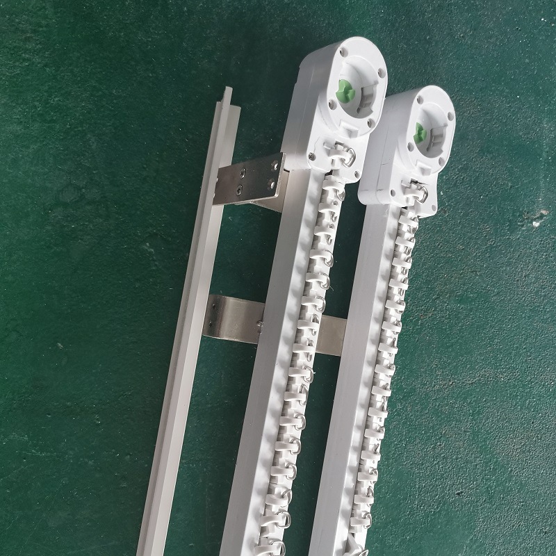 大促电动轨道 智能窗帘电动轨道 开合升降佳力斯轨道配件批发|ms