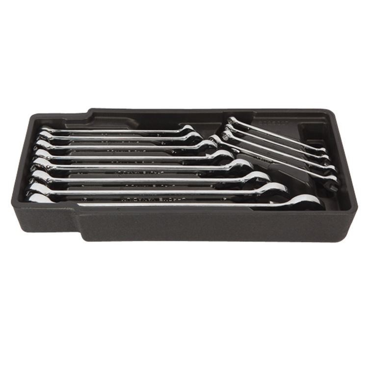钢盾工具  12件两用扳手梅开扳手组合工具托 配合工具车用S025027