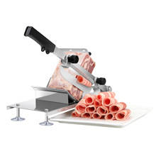 自動送肉羊肉切片機家用手動切肉機商用肥牛羊肉卷切片凍肉刨肉機