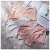 The new Japanese seamless V pants beautiful body in the house pants female shaping lace girl middle waist flat angle safety pants private object