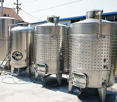 弥勒板果酒发酵罐 304不锈钢水果发酵设备 密封控温罐 水果酵素桶|ru