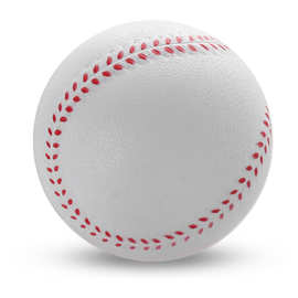 软式棒球 PU棒球 发泡棒球弹力球 PU压力垒球 发泡垒球学生棒球