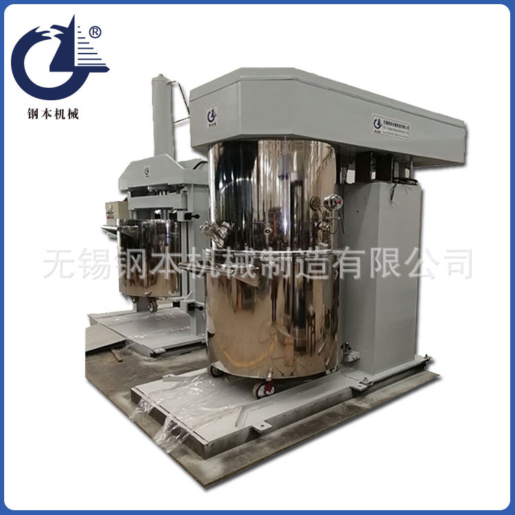 高粘度浆料粉料搅拌机脱泡生产型500L双行星动力高速分散变频混合