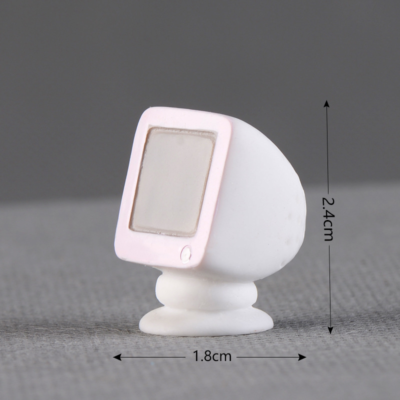 Hogar moderno muebles pequeños TV gabinete de audio tocador hervidor espejo ordenador dispensador agua resina pequeños adornos