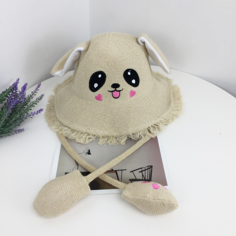一捏耳朵会动抖音网红同款气囊兔子帽子亲子母女夏薄款防晒遮阳帽|ru