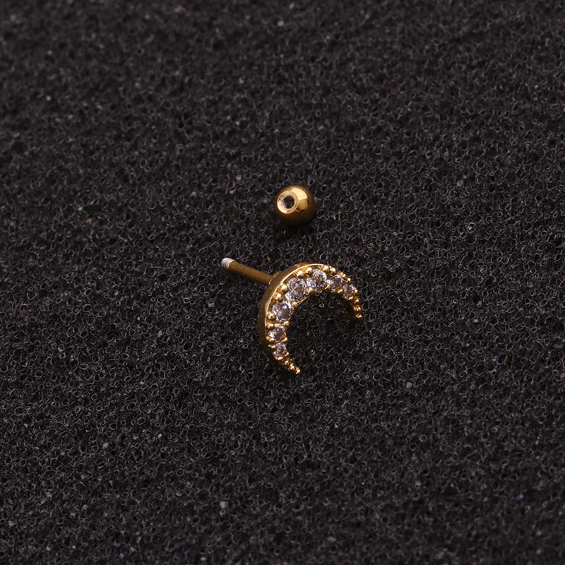 Piercing De La Oreja Señora Luna Cobre display picture 7