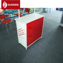 厂家制作促销台 PVC促销台 促销桌 超市品尝台 户内写真背胶画面