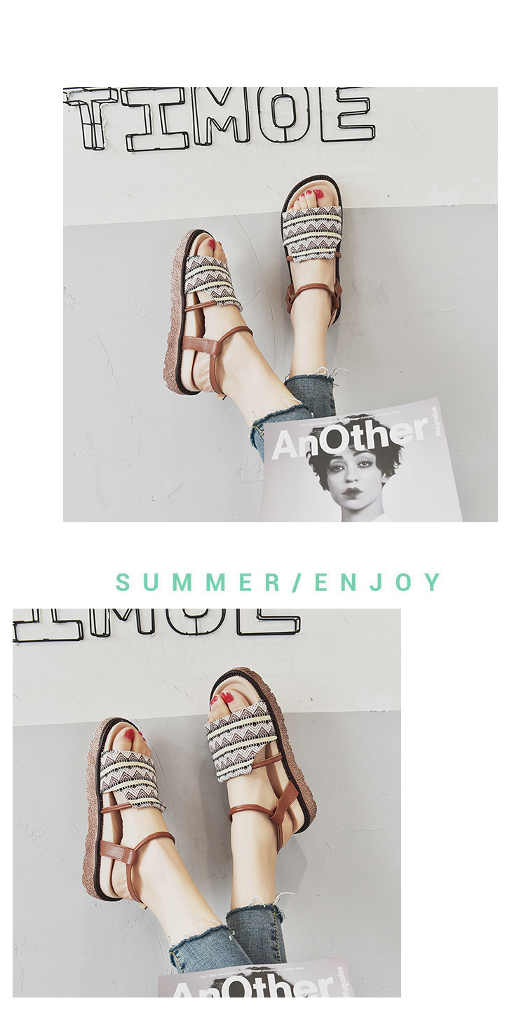 Chaussures été pour femme en Caoutchouc - Ref 3346924 Image 12