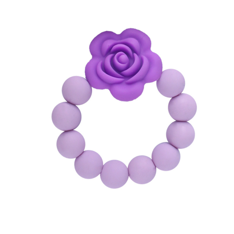 Nueva silicona mordedor bebé juguetes molares de silicona suministros maternos y infantiles mordida pegamento mordedor juguetes Comercio exterior ventas directas