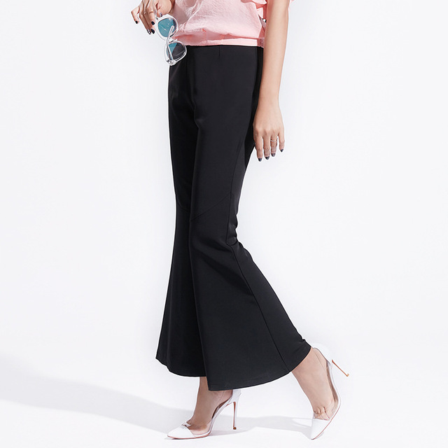 New Fashionable Elegant Bell Trousers Slim Ladies Leisure Pants