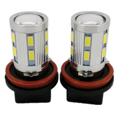 Фабрика прямой продажи автомобиль светодиодный свет Light H8 H11 9005 9006 12SMD 5730 +cree3w