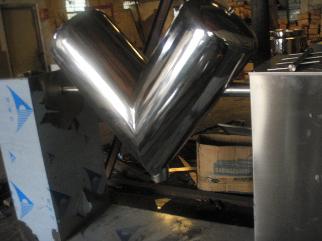 v型混合机 回转混料机 粉体搅拌混合 快速均匀高效颗粒物料混合机