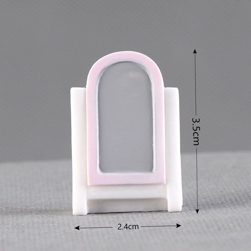 Hogar moderno muebles pequeños TV gabinete de audio tocador hervidor espejo ordenador dispensador agua resina pequeños adornos