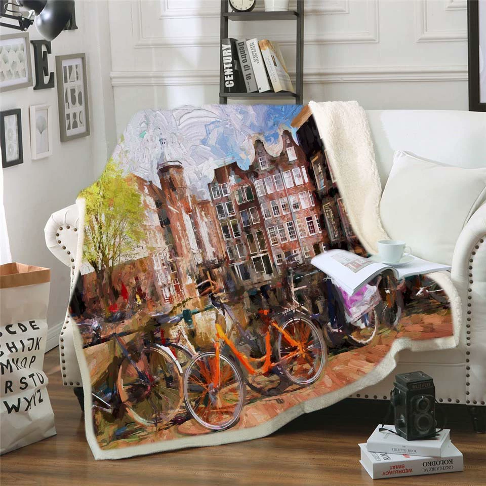 Amazon Fashion взрослые дети 3D цифровая печать хлопок бархат утолщенное одеяло оптом на заказ