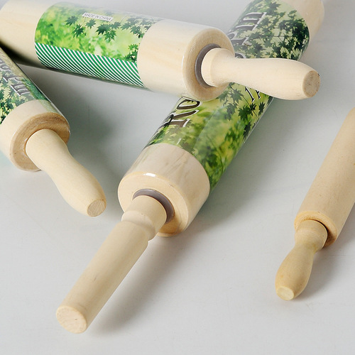 Ceramic tools rolling stick, clay porcelain plate forming rolling pin, large, medium and small roller rolling stick, handmade solid wood stick