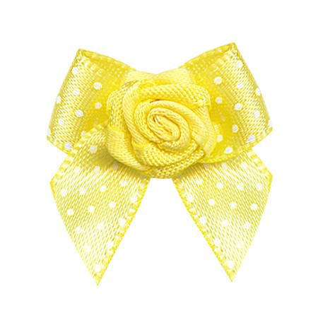 Yao Ming DIY accesorios de ropa interior accesorios para el cabello ropa interior caja de regalo decoración de flores rosa 3 puntos cinta arco