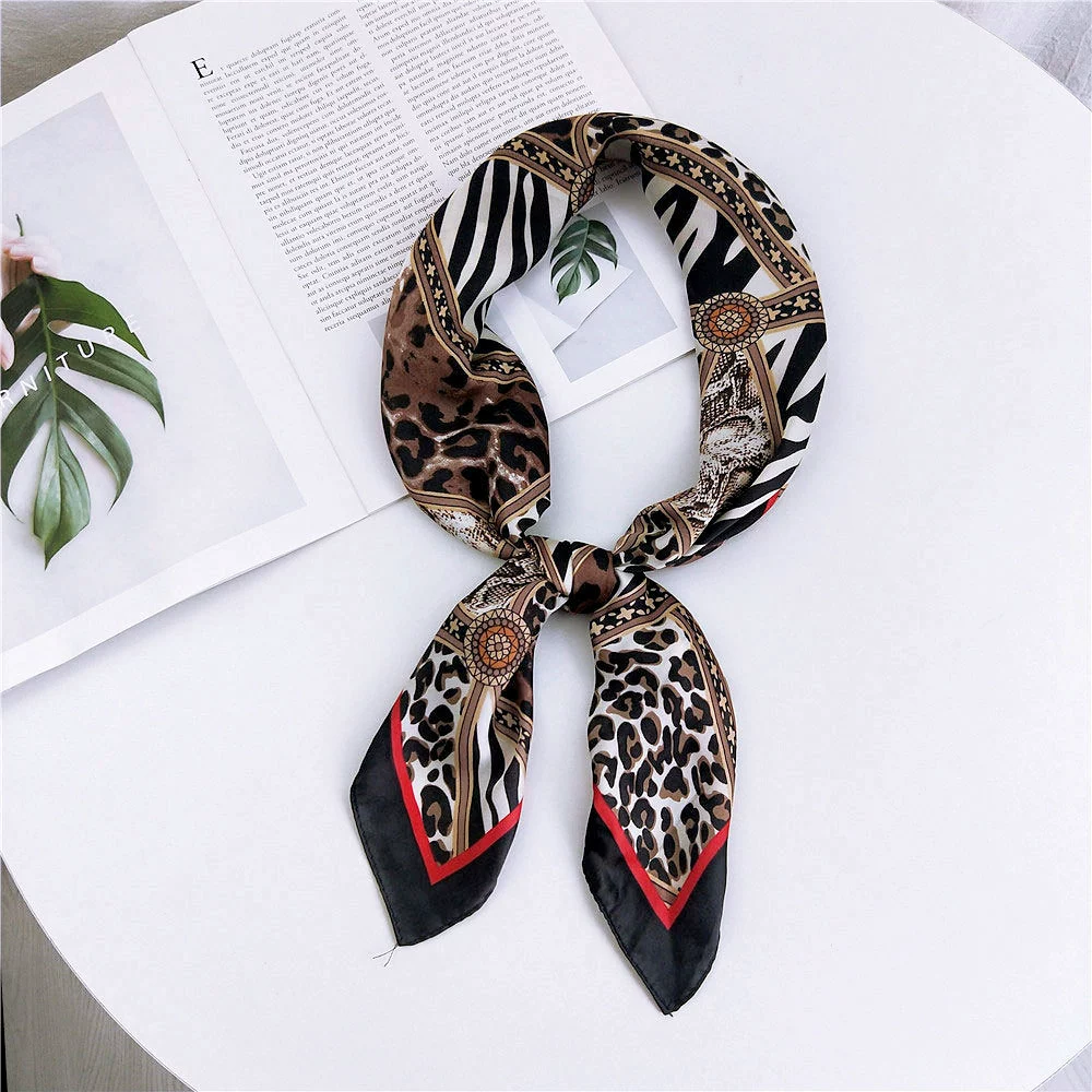 Universal demi-season scarf, thin neckerchief