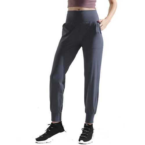 Sports yoga pants women season loose quick dry straight tube Harem Pants Yoga suit running fitness elastic pants