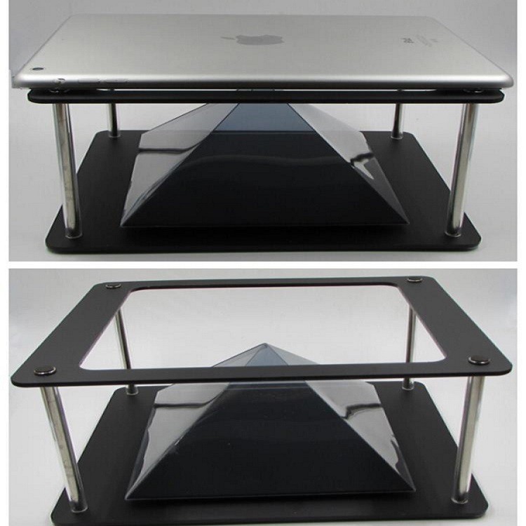 全息3D投影仪ipad平板电脑用的金字塔 成像 裸眼3d创意礼品