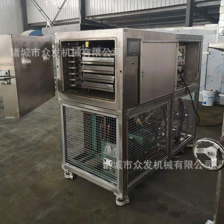 实验型液体真空冻干机生物制剂真空干燥设备方形食品冻干机厂家