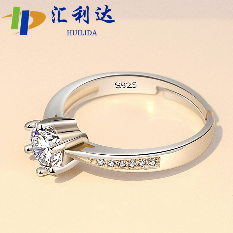 Classic wedding ring, direct factory sales, one carat, wholesale