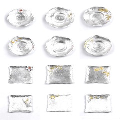 錘紋杯托杯墊創意茶碟茶托錫合金屬隔熱日式茶道杯拖功夫茶具配件