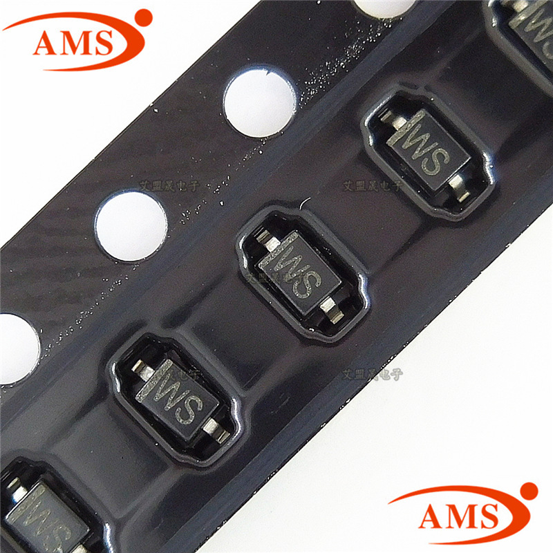 B0530WS-7-F BO530 丝印：WS SOD-323 贴片稳压二极管 全新现货