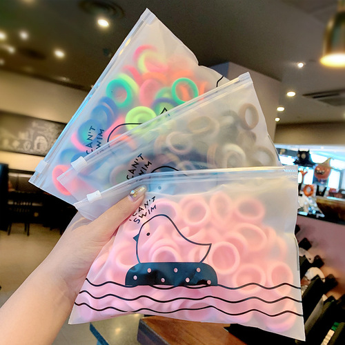 Korean hair tie rubber band small fresh hair rope for girls ins internet celebrity high elastic hair band for girls simple hair rope hair accessories