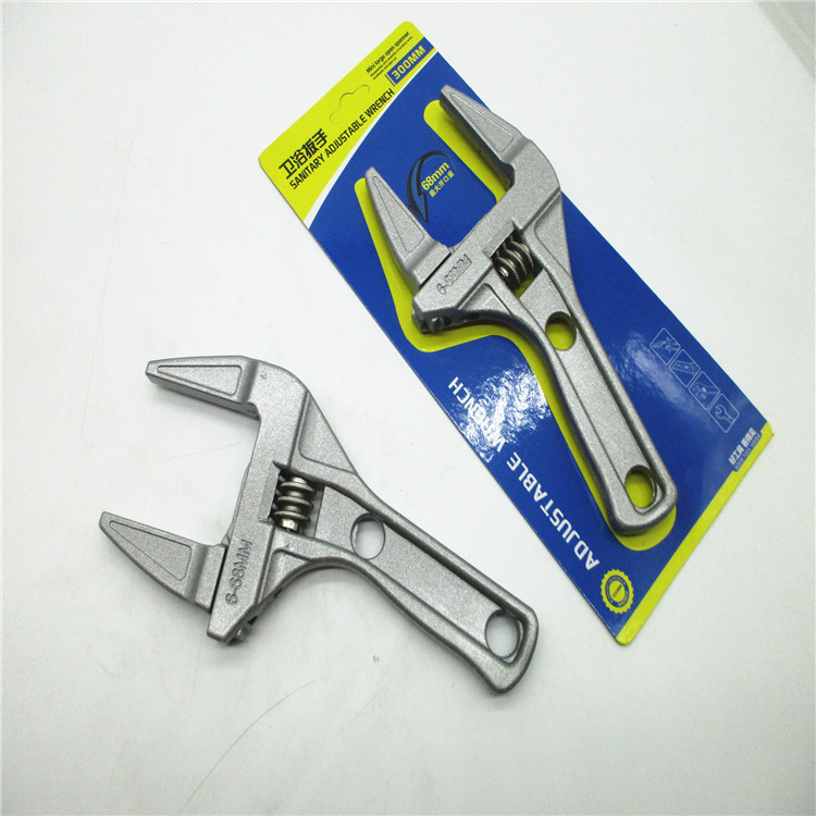 卫浴扳手多能扳手铝合金活扳手大开口扳子水暖管件扳手五金工具