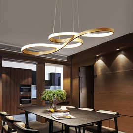 吊灯 创意 LED简约吸顶灯大气客厅卧室灯具灯饰异形铁艺 餐厅吊灯