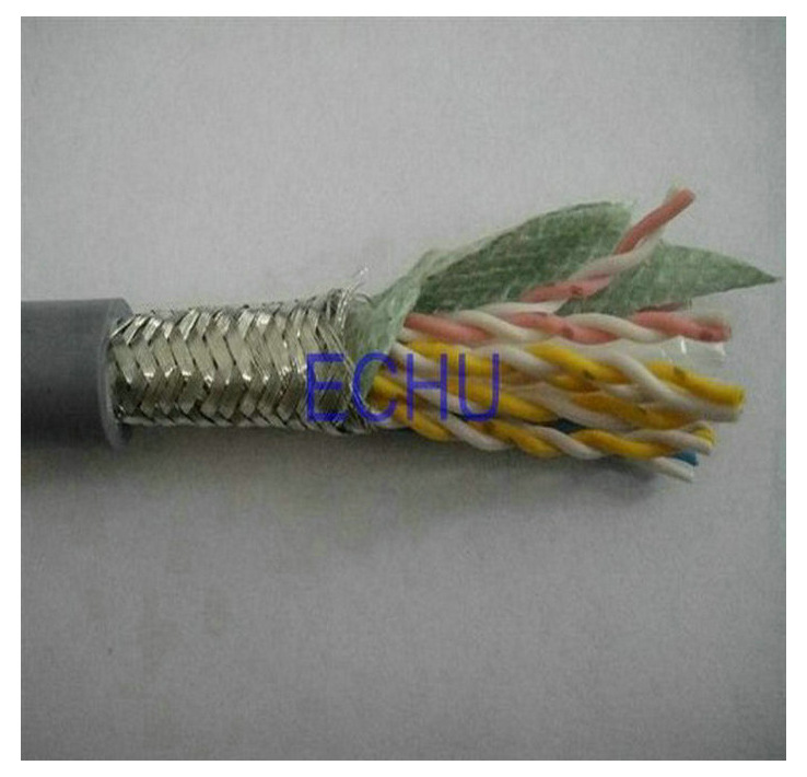 铠装电缆 楼宇对讲电缆 屏蔽双绞线RVSP22  国标铠装屏蔽双绞线