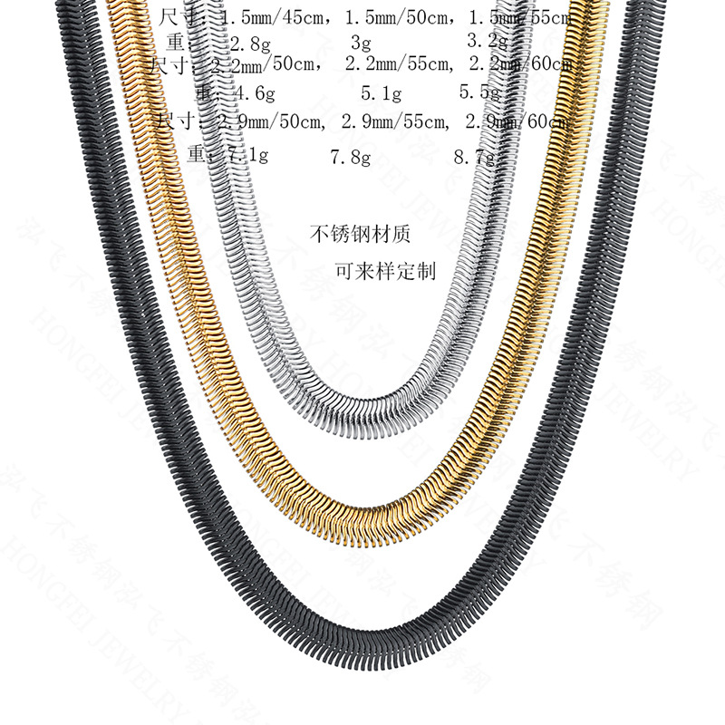 Einfacher Stil Rostfreier Stahl Überzug 18 Karat Vergoldet Unisex Halskette display picture 1