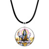 Accessory, necklace, pendant, suitable for import, with gem, India, wholesale