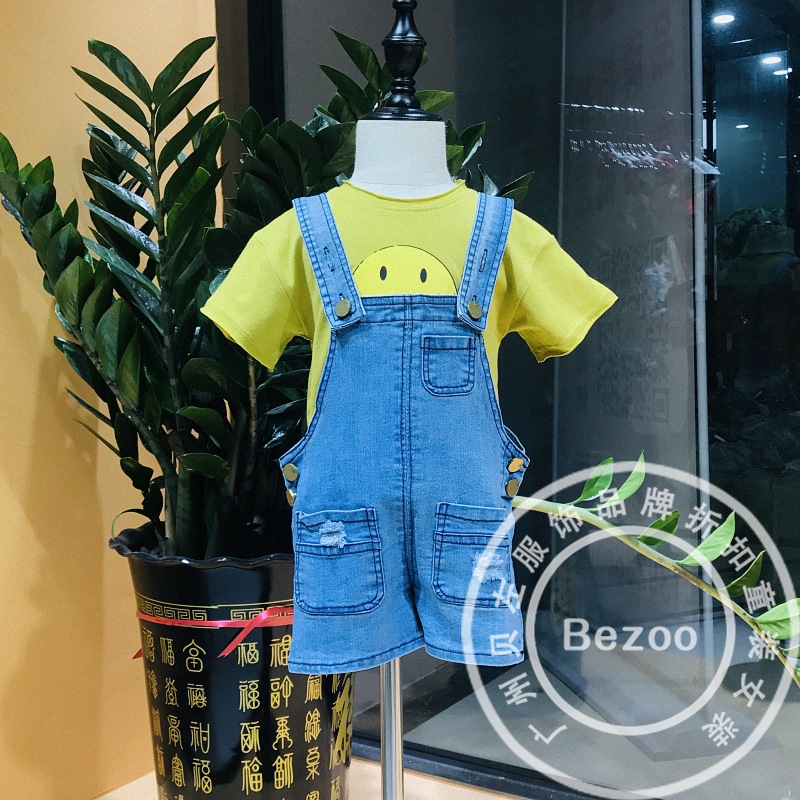 19 new pattern Benny pig Summer wear High-end Big Children's clothing brand discount wholesale Special shop Children's clothing