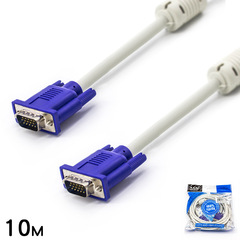 VGA Cable Manufacturer: 3+4 VGA Cable, 10 Meters, 15-Pin to 15-Pin Video Cable for VGA Computer Connections