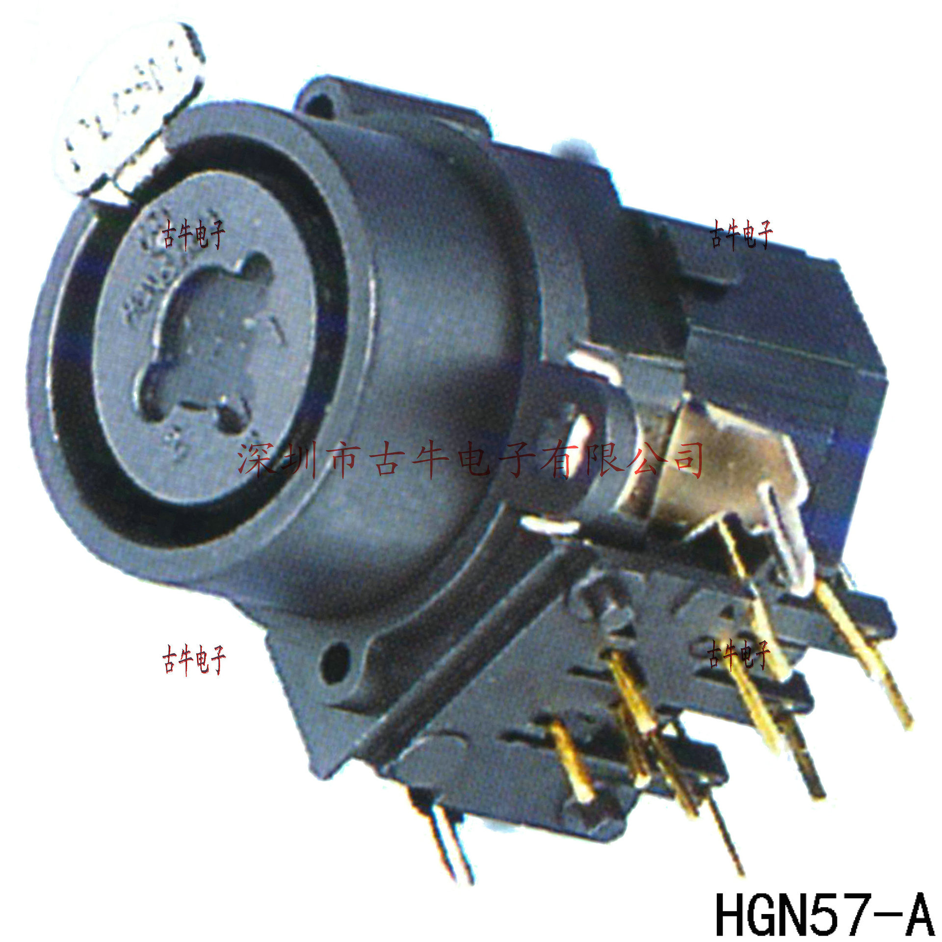 HGN57-A 二合一舞台音响插座 音响插座 LED电源插座