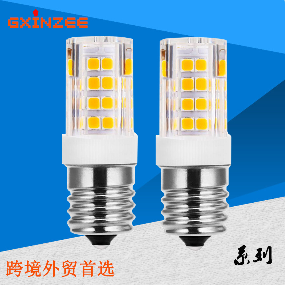 e17 led灯泡 led 玉米灯 G9 陶瓷灯 52D 72D 220 110V 高亮光源|ru