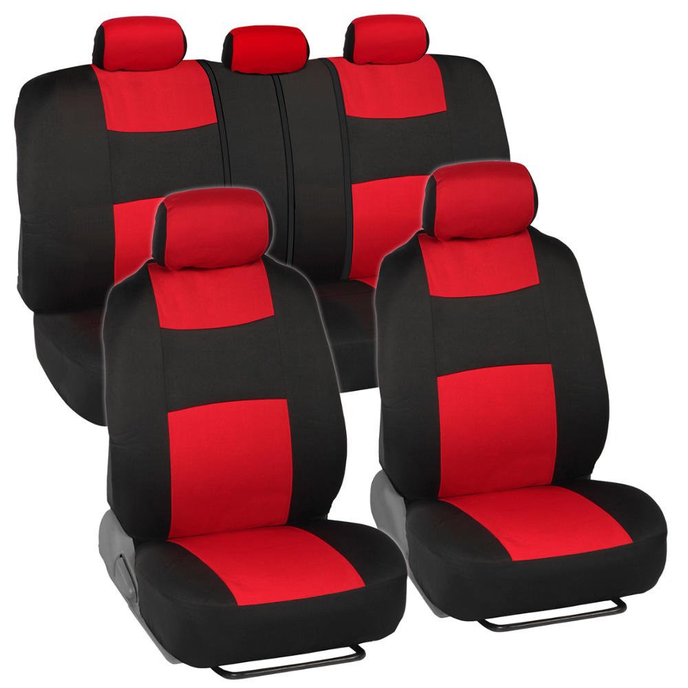 General Motors Seat Covers for 5-Seater Cars, 9-Piece Set with Zipper, Flat Surface, Export to Temu, Mexico, Russia, Europe and America