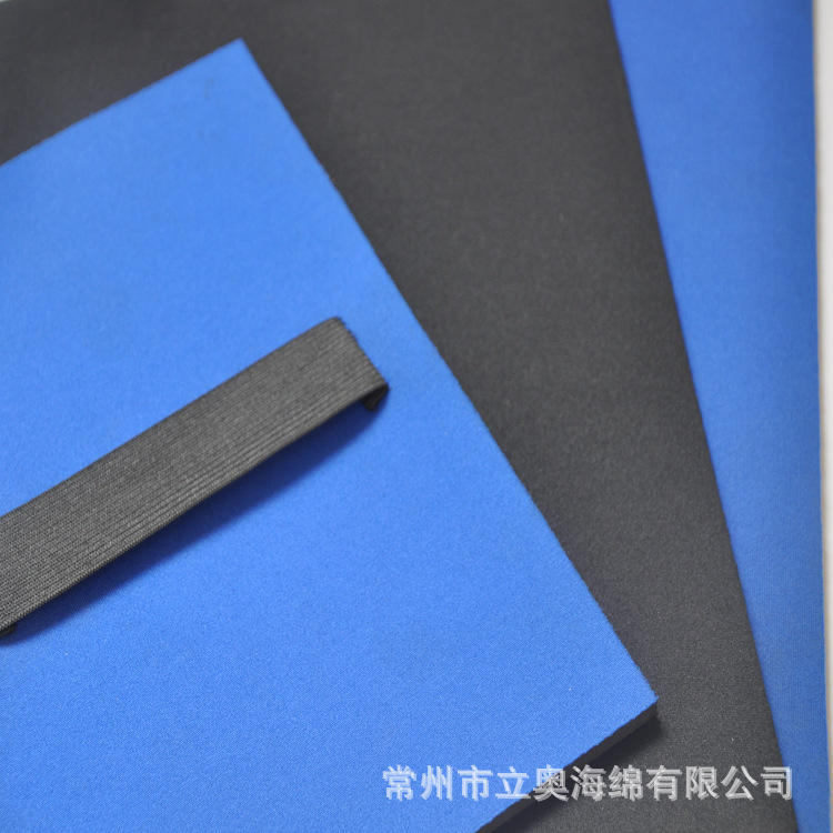 供应SBR潜水料 sbr覆布材料 sbr压纹泡棉 江苏常州海绵厂