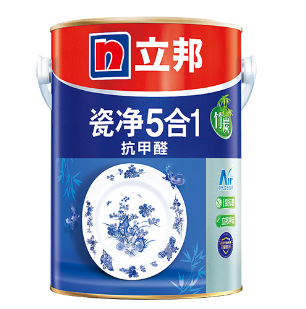 立邦竹炭瓷净抗甲醛净味五合一（内墙乳胶漆）