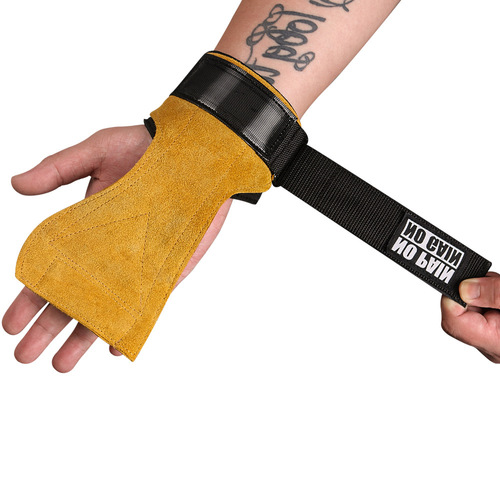 Cowhide palm protector, fitness palm protector, non-slip and wear-resistant wrist protector, deadlift booster belt, grip belt cross-border