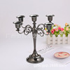 European -style candlestick five -headed candlelight dinner wedding decoration candlestick three -head hotel living room Western restaurant dining table