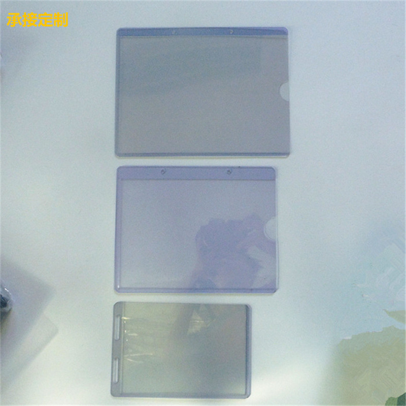 HAngAble Type A4 Punch 2-hole HorizontAl And VerticAl 315X230 HAnging Type A4 IndicAtor CArd Holder HArd PVC Id CArd