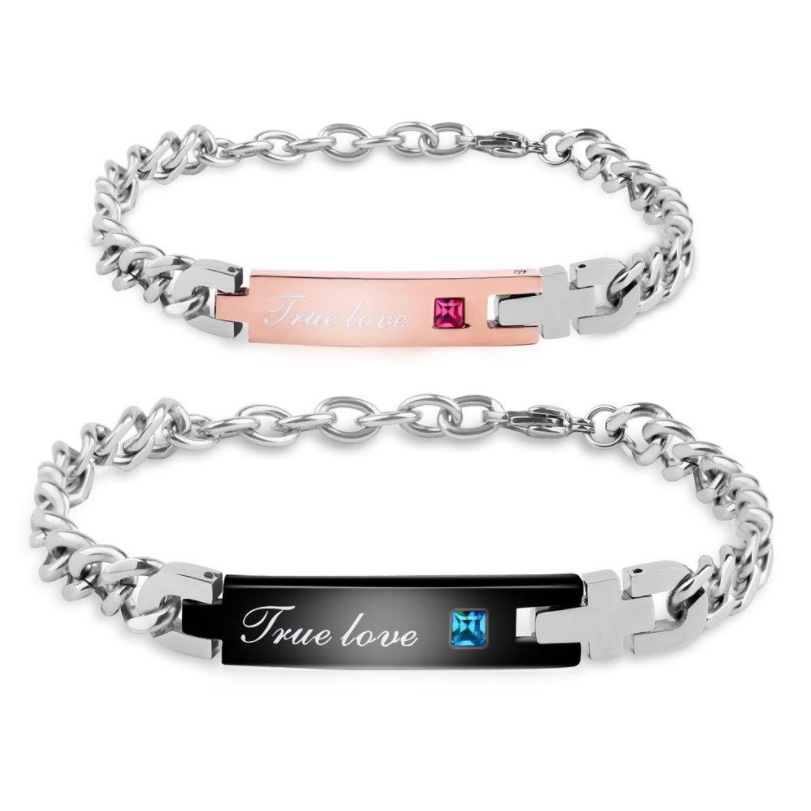 Valentine's Day Stainless Steel Bracelet display picture 1