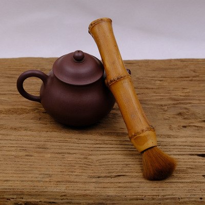 竹制 養壺筆 茶刷 茶掃 不掉毛 茶盤刷 茶筆 茶具 配件 特價 清倉