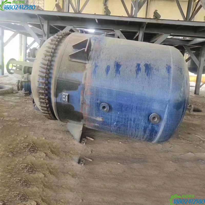 转让处理二手不锈钢反应釜5吨使用方便 反应釜不锈钢 搪瓷反应釜