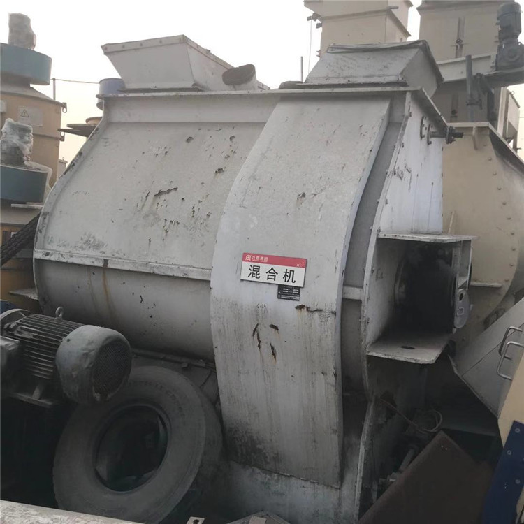 供应二手0.5吨不锈钢双轴桨叶混合机 碳钢饲料桨叶混合机 半吨