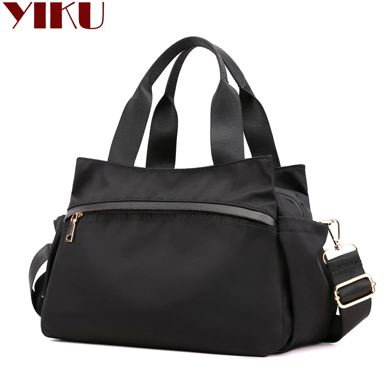 帆布包女2019新款韩版百搭斜挎妈妈包女小包简约单肩牛津布尼龙包